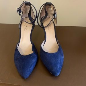 Marc Fisher Almond Toe Heels. Leather/suede